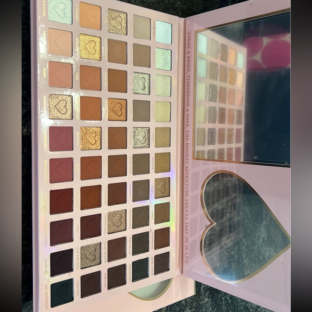 P Louise wedding wish bridal xl palette